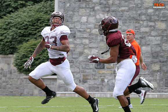 2016.08.23. VT Football Practice.