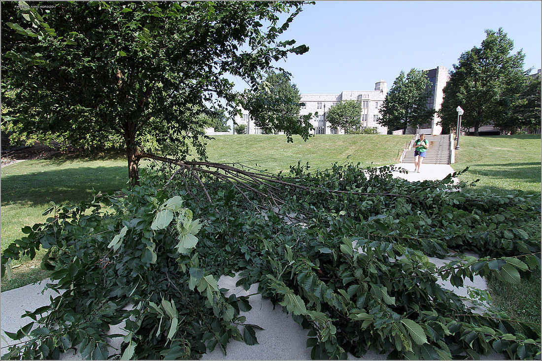 McBryde Hall | Derecho wind storm damage at Virginia Tech in Blacksburg, VA