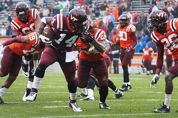 2015.04.25. Spring Game at VT.