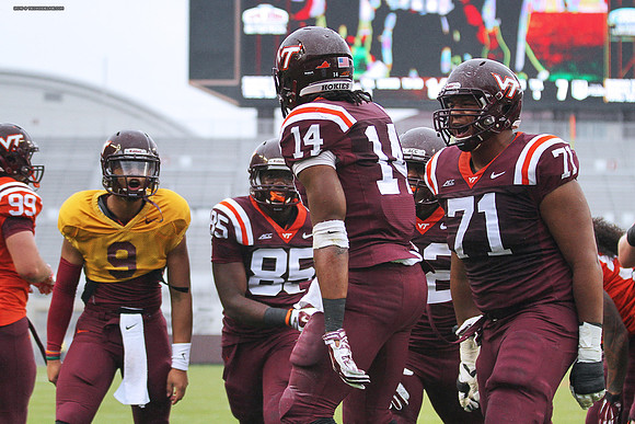 2015.04.25. Spring Game at VT.