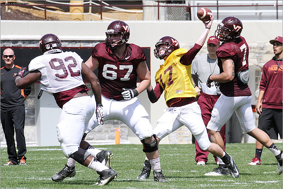 2014.04.12. VT Football Scrimmage.