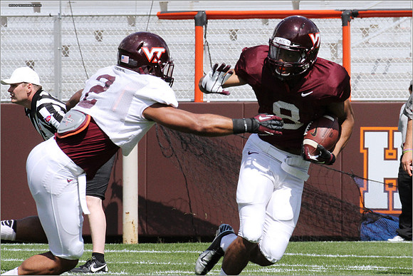 2014.04.12. VT Football Scrimmage.