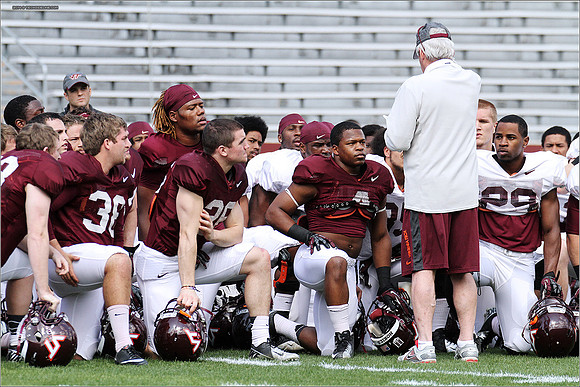 2014.04.12. VT Football Scrimmage.