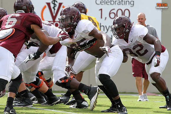 2016.08.23. VT Football Practice.
