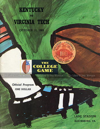 1969.10.11. Kentucky at VT