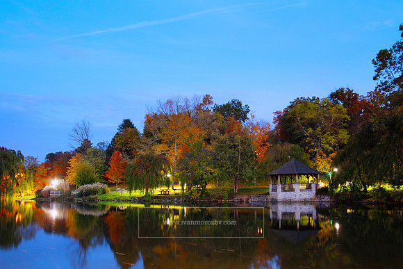 Twilight at the Duck Pond.