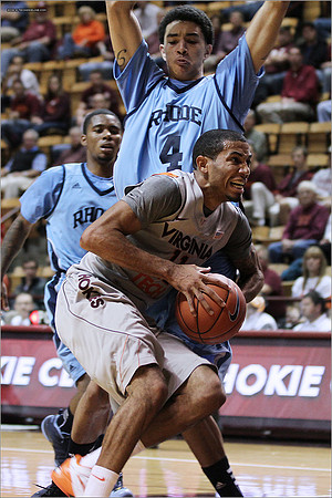2012.11.12. Men Basketball. Rhode Island at Virginia Tech