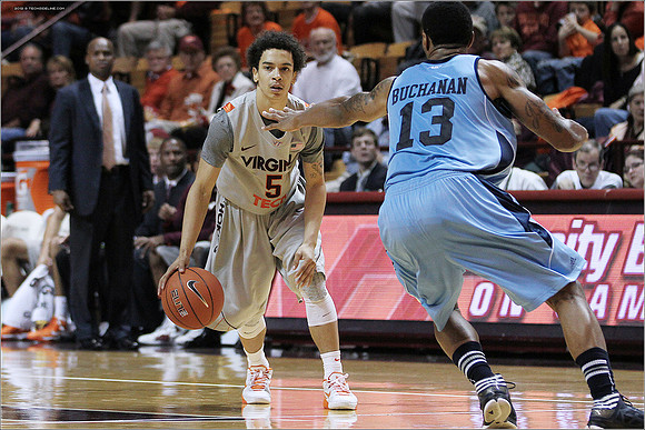 2012.11.12. Men Basketball. Rhode Island at Virginia Tech
