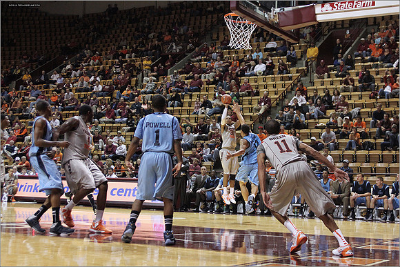 2012.11.12. Men Basketball. Rhode Island at Virginia Tech