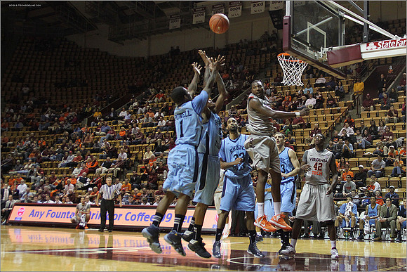 2012.11.12. Men Basketball. Rhode Island at Virginia Tech