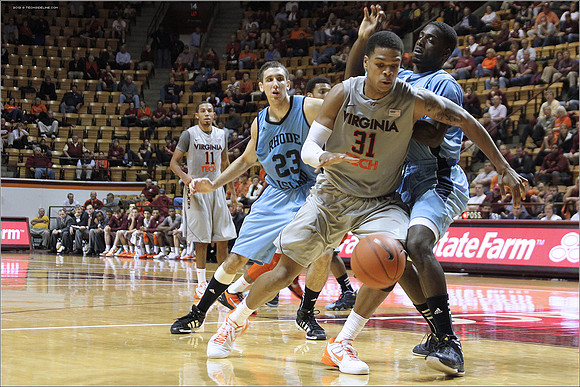 2012.11.12. Men Basketball. Rhode Island at Virginia Tech