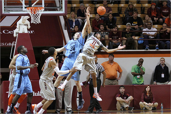 2012.11.12. Men Basketball. Rhode Island at Virginia Tech