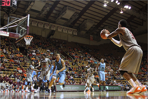 2012.11.12. Men Basketball. Rhode Island at Virginia Tech
