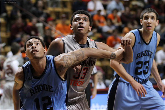 2012.11.12. Men Basketball. Rhode Island at Virginia Tech