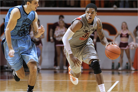 2012.11.12. Men Basketball. Rhode Island at Virginia Tech