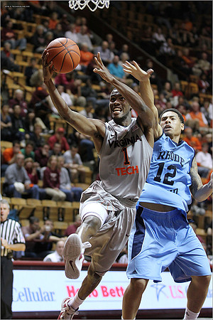 2012.11.12. Men Basketball. Rhode Island at Virginia Tech