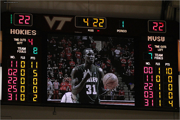 2012.12.10 Mississippi Valley State (Delta Devils) at Virginia Tech (Hokies)