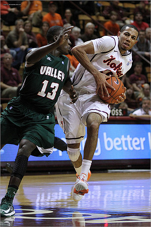 2012.12.10 Mississippi Valley State (Delta Devils) at Virginia Tech (Hokies)