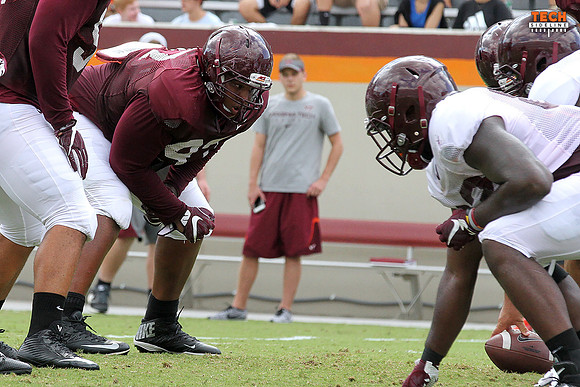 2016.08.23. VT Football Practice.