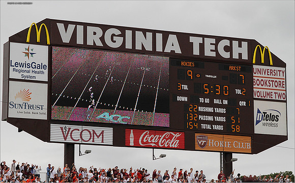 2011.09.17. Arkansas State at Virginia Tech