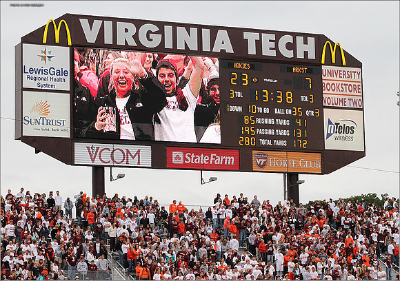 2011.09.17. Arkansas State at Virginia Tech