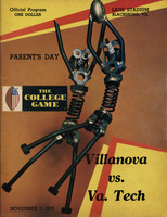 1970.11.07. Villanova at VT