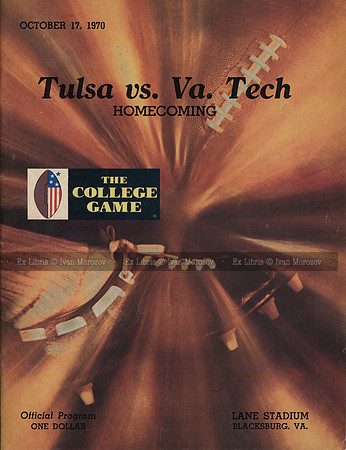 1970.10.17. Tulsa at VT