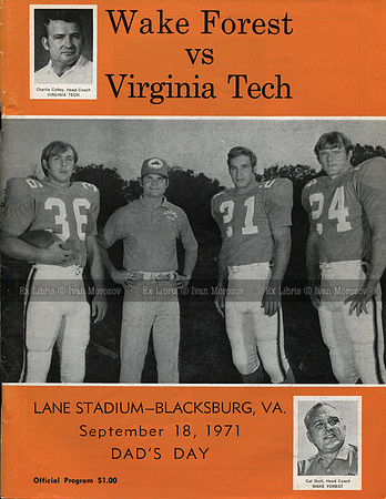 1971.09.18. WFU at VT