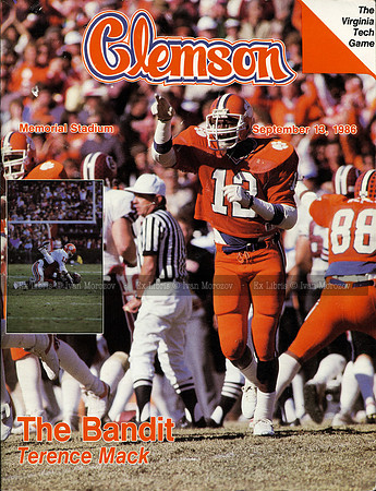 1986.09.13. VT at Clemson.