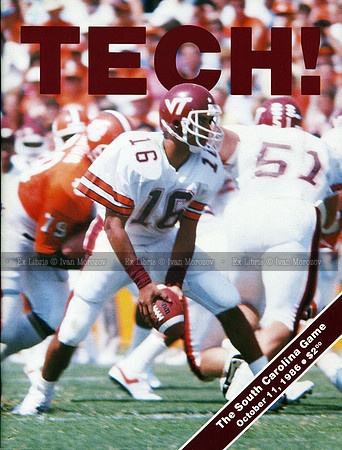 1986.10.11. USC at VT.