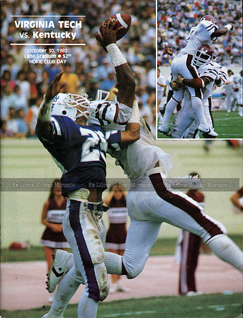 1982.10.30. Kentucky at VT.