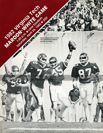 1982.04.24. VT Spring Game.