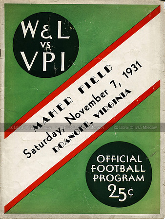 1931.11.07. VT vs W&L