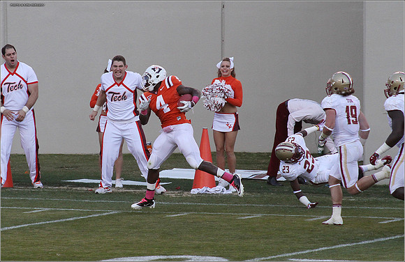 2011.10.22. Boston College at Virginia Tech.