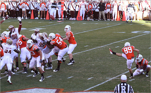 2011.10.22. Boston College at Virginia Tech.