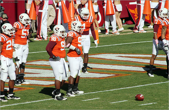 2011.10.22. Boston College at Virginia Tech.