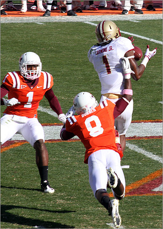 2011.10.22. Boston College at Virginia Tech.