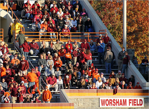 2011.10.22. Boston College at Virginia Tech.