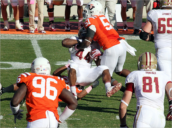 2011.10.22. Boston College at Virginia Tech.