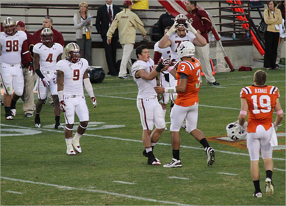 2011.10.22. Boston College at Virginia Tech.