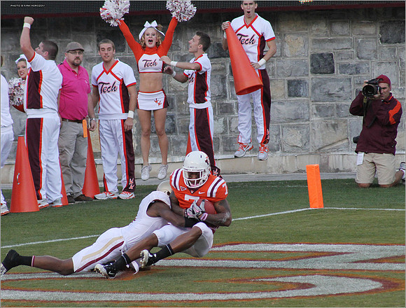 2011.10.22. Boston College at Virginia Tech.