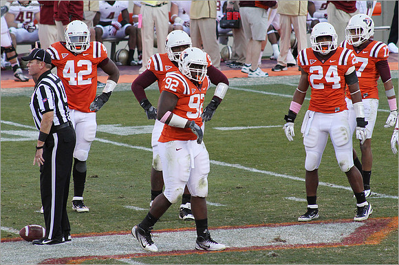 2011.10.22. Boston College at Virginia Tech.