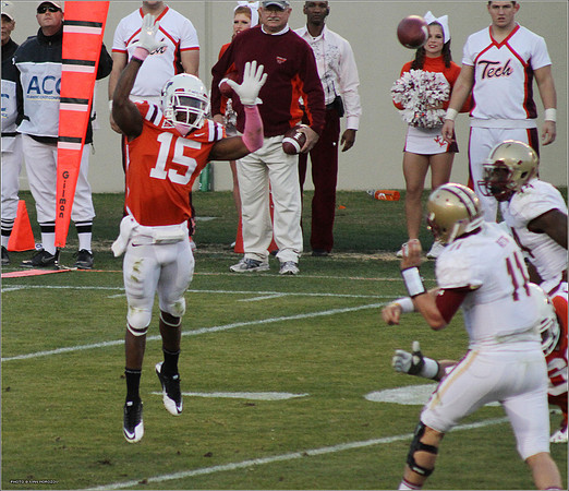 2011.10.22. Boston College at Virginia Tech.