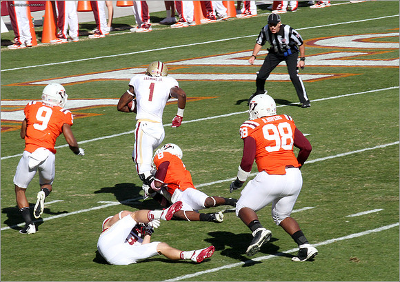 2011.10.22. Boston College at Virginia Tech.
