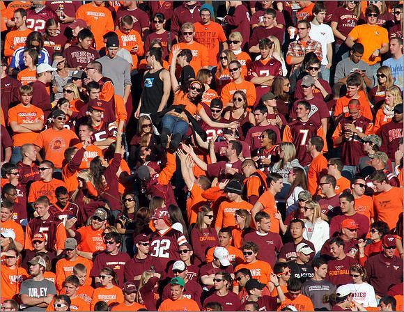 2011.10.22. Boston College at Virginia Tech.