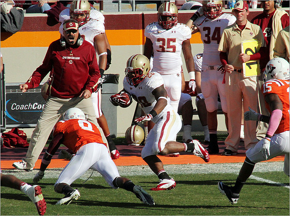 2011.10.22. Boston College at Virginia Tech.