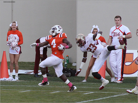 2011.10.22. Boston College at Virginia Tech.