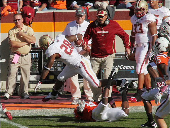 2011.10.22. Boston College at Virginia Tech.