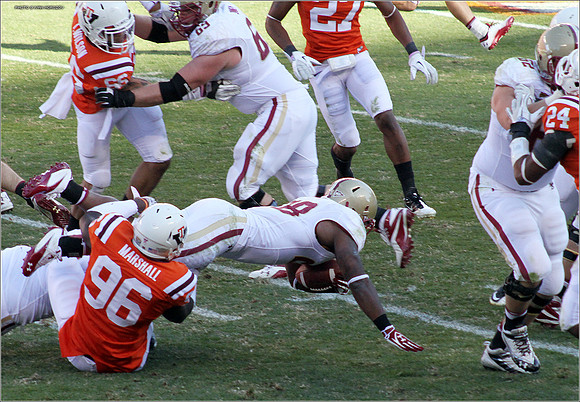 2011.10.22. Boston College at Virginia Tech.