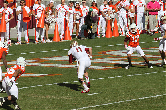 2011.10.22. Boston College at Virginia Tech.